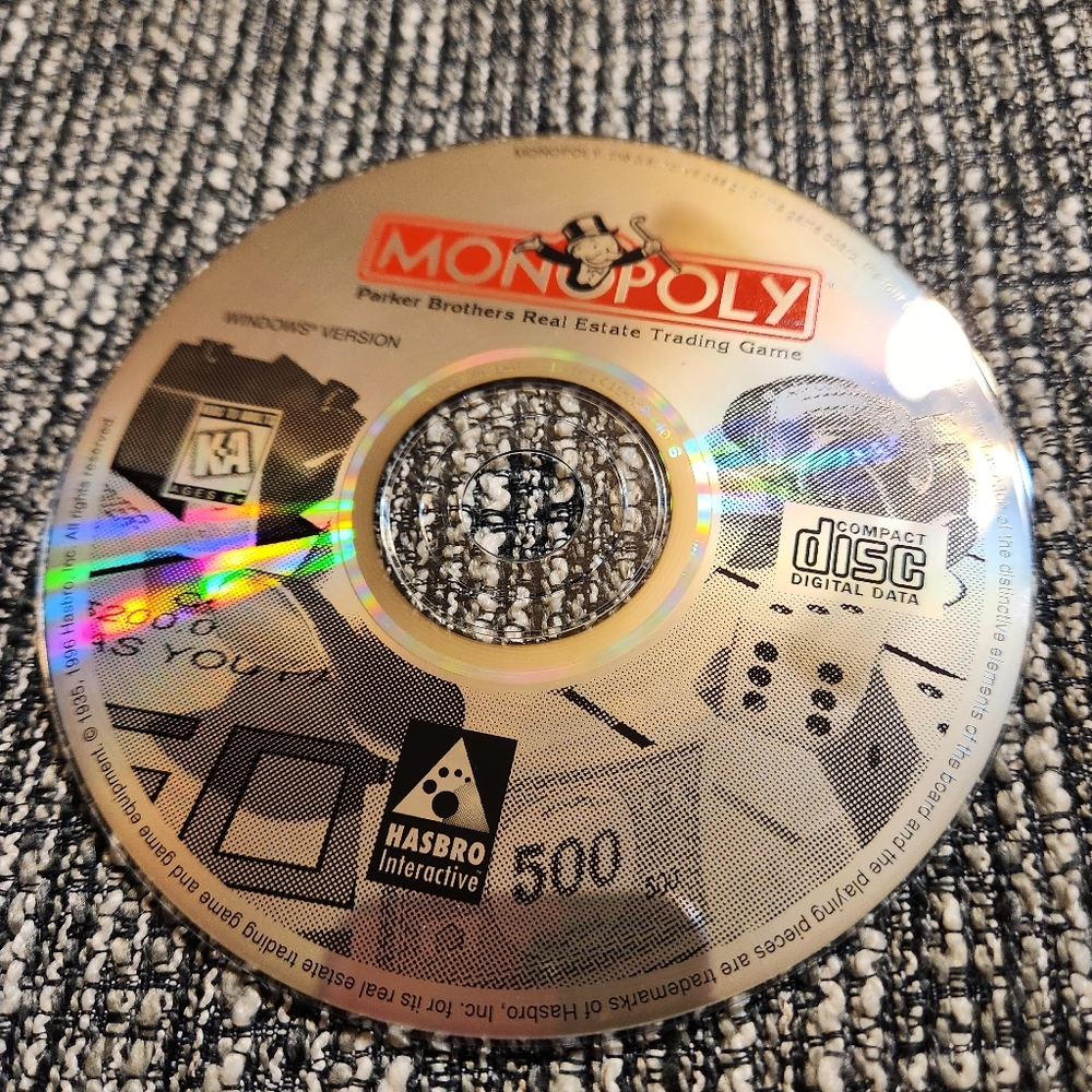 🔥 Monopoly CD-ROM Game